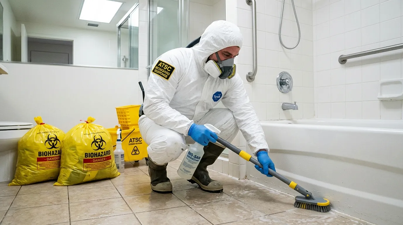 Decontamination equipment deployed for Blood Cleanup in Islip